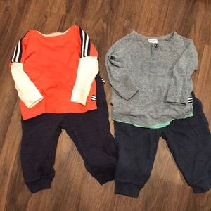 Set of two Splendid outfits for boys 6-12 months